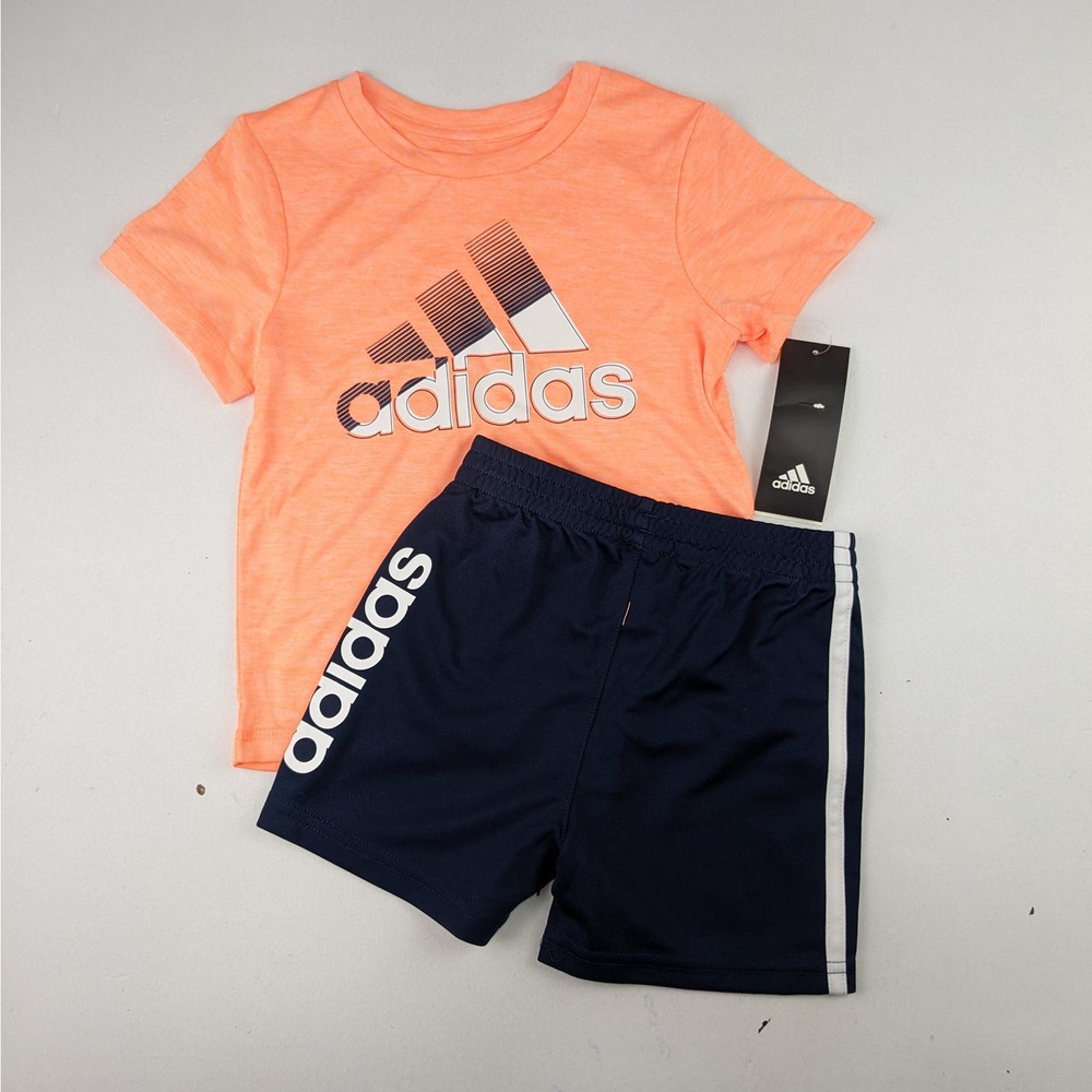 Adidas Athletic Shorts & Tee Set